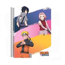 Caderno Espiral Universitário SD 15 Matérias 240 folhas Naruto