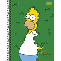 Caderno Espiral Universitário Simpsons - Homer - 80 Folhas - Tilibra