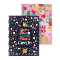 Caderno Espiral Universitário Tilibra Capa Dura Capricho 20 Matérias 320 Folhas - Embalagem com 2 Unidades Caderno Espiral Universitário Tilibra Capa Dura Capricho 20 Matérias 320 Folhas - Embalagem com 2 Unidades