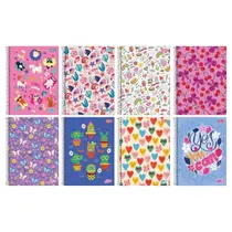 Caderno Espiral Universitário Tilibra com 96 Folhas Pautadas D+ Feminino Aula Escolar Capa Dura Caderno Espiral Universitário Tilibra com 96 Folhas Pautadas D+ Feminino Aula Escolar Capa Dura