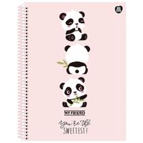 Caderno Espiral Universitário Ursinho Panda My Friend 15 Matérias 240 Folhas Capa Dura Animativa Caderno Espiral Universitário Ursinho Panda My Friend 15 Matérias 240 Folhas Capa Dura Animativa