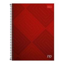 Caderno Espiral Universitário Zip Retângulo 10 Matérias Vermelho - Tilibra Caderno Espiral Universitário Zip Retângulo 10 Matérias Vermelho - Tilibra