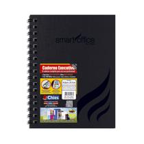 Caderno Executivo Chies Espiral Capa Dura 1/4 100 Folhas Preto