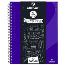 CADERNO EXPRESSAO E ARTE CANSON 90 G/M2 80 FLS ULTRA VIOLET Violeta