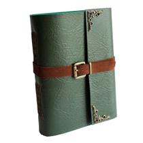 Caderno Feito à Mão Couro Flexível A5 200 Folhas (Verde) Caderno Feito à Mão Couro Flexível A5 200 Folhas (Verde)
