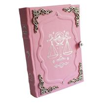 Caderno Feito à Mão Grimório Diário Signos - Libra A5 200 Folhas