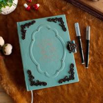 Caderno Feito à Mão Grimório Diário Signos - Peixes A5 200 Folhas