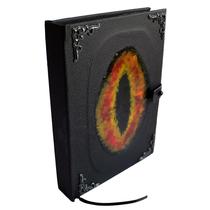 Caderno Feito à Mão Grimório Senhor dos Anéis LOTR - Olho de Sauron A5 200 Folhas