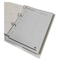 Caderno Fichário Argolado Branco Colegial Escolar Yes A4