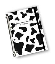 Caderno Fichário Argolado Milkbook refil A4- 100 folhas 75g