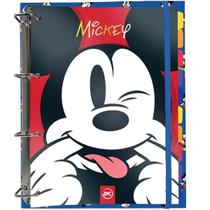 Caderno Fichário Argolado Universitário Com 144 Folhas Mickey