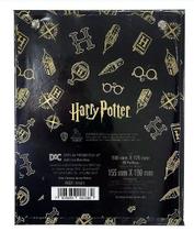 Caderno Fichário Colegial Tamanho Médio Harry Potter Com Elástico Dac