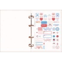 Caderno fichario college soho tilibra