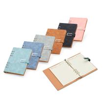 Caderno Fichario PU A5 Elegante Capa Aveludada 119 Folhas Pautadas Caderno Fichario PU A5 Elegante Capa Aveludada 119 Folhas Pautadas