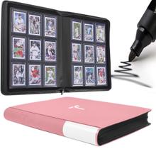 Caderno fichário TIFFDADA com 9 bolsos, comporta 360 cartas, toploaders 3 x 4" Caderno fichário TIFFDADA com 9 bolsos, comporta 360 cartas, toploaders 3 x 4"