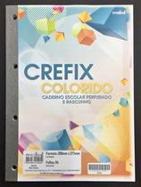 Caderno fichario univ. crefix s/ capa 96 fls color 20188