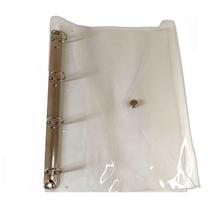 Caderno Fichário Universitário Pasta Organizadora 4 Argolas Transparente Fechamento com Botão Universitário Caderno Fichário Universitário Pasta Organizadora 4 Argolas Transparente Fechamento com Botão Universitário