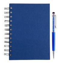 Caderno Financeiro Agenda 2024 Wire-o Com Caneta Cristal Touch