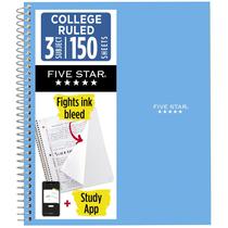 Caderno Five Star 3 Matérias College Ruled 22 x 28 cm