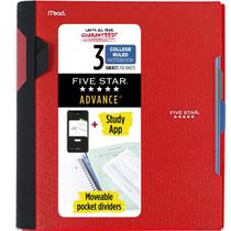 Caderno Five Star Advance Spiral 3 Subject College Ruled