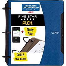 Caderno Five Star Flex, recarregável, regido pela faculdade, 200 folhas