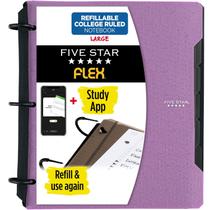 Caderno Five Star Flex, recarregável, regido pela faculdade, 200 folhas