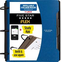 Caderno Five Star Flex, recarregável, regido pela faculdade, 300 folhas