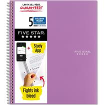 Caderno Five Star Spiral - 5 Matérias, Pautado, 200 Folhas