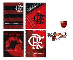 Caderno Flamengo Mengão Universitário 200 Fls Foroni