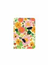 Caderno Flexível Floral Amarelo Caderno Flexível Floral Amarelo