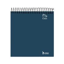 CADERNO FLIP COLORS PARA CANHOTO 10M 160F AZUL CD - 234mmx204mm