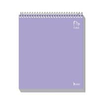 CADERNO FLIP COLORS PARA CANHOTO 10M 160F LILAS CD - 234mmX204mm