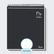 Caderno Flip Neutro Sem Pauta 160Fls 10 Matérias - Tamoio