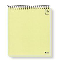Caderno Flip Universitário 10x1 160 Fls C.D. Tamoio - Colors Amarelo Claro