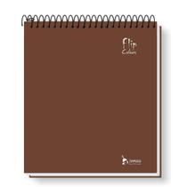 Caderno Flip Universitário 10x1 160 Fls C.D. Tamoio - Colors Marrom