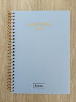 Caderno Foroni pequeno fluor mix soft espiral 80 folhas