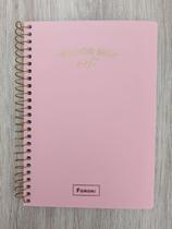 Caderno Foroni pequeno fluor mix soft espiral 80 folhas