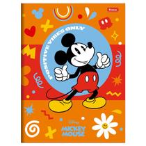 Caderno Foroni pequeno Mickey brochura 80 folhas