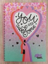 Caderno Foroni universitário aps teen espiral 240 folhas Caderno Foroni universitário aps teen espiral 240 folhas
