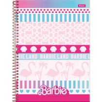 Caderno Foroni universitário Barbie espiral 160 folhas