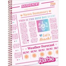 Caderno Foroni universitário Barbie espiral 160 folhas