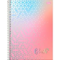 Caderno Foroni universitário blush espiral 160 folhas