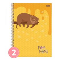 Caderno Foroni Universitário Capa Dura Fom Fom 80 folhas - 1 Matéria - Caderno Foroni Universitário Capa Dura Fom Fom 80 folhas - 1 Matéria -