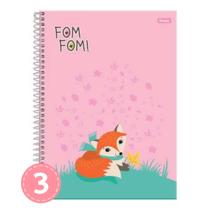 Caderno Foroni Universitário Capa Dura Fom Fom 80 folhas - 1 Matéria - Caderno Foroni Universitário Capa Dura Fom Fom 80 folhas - 1 Matéria -