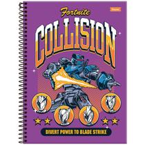Caderno Foroni universitário fortnite 200x275mm 160 folhas