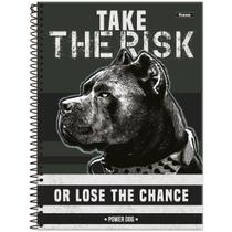 Caderno Foroni universitário power dog 200x275mm 240 folhas