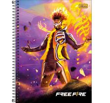 Caderno Free Fire Universitário 80 Folhas Escolar 1 Matéria