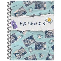 Caderno Friends Universitário 10M Espiral Poster Capa Dura 160 Fls Caderno Friends Universitário 10M Espiral Poster Capa Dura 160 Fls