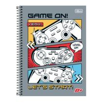 Caderno Game On Let's Start 200 folhas - Tilibra