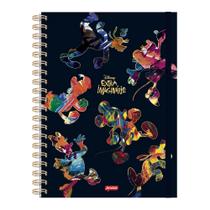 Caderno garra univ cd 1x1 neo 80fls disney projeto deei 7756525